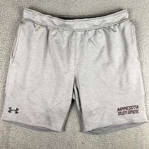 Minnesota Golden Gophers Basketball Shorts Mens XL Under Armour Sweat Elastic